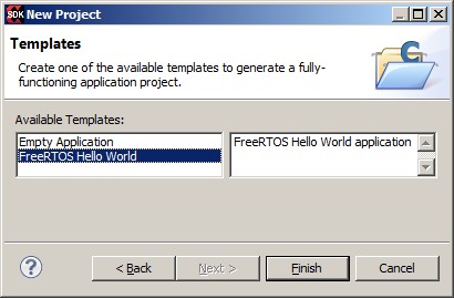 RTOS template for ARM Cortex-R5 RTOS port