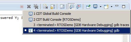 Debugging the free Intel RTOS step 3